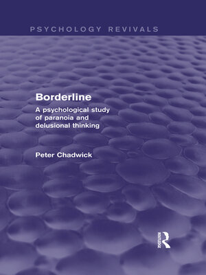 cover image of Borderline (Psychology Revivals)